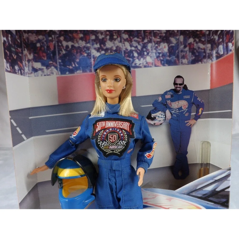 Barbie 50th Anniversary Nascar Collector Edition 1998 Vintage New Kyle Petty